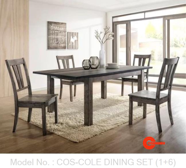 COS-COLE DINING SET (1+6)